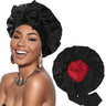 Bonnet de nuit en satin double épaisseur pour femme, bonnet de nuit rond, couvre-chef réversible