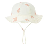 Baby Boy Girl Summer Bucket Hat Soft Cotton Panama for Kids Infant Toddler Cap Outdoor Beach Sun Caps Baby Fisherman Hats