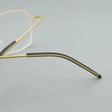 pure Titanium Glasses Frame for Men women 5508 Vintage square Myopia Prescription Eyeglasses Frames 2024 Optical Korean Eyewear