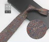 Cravate à fleurs en grille, tissée en gros, 8 cm, accessoires de mariage, bleu, homme, pois, cachemire, convient aux groupes, fêtes, bureau