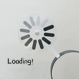 Brain Loading Hair Band Hairpin Funny Rotatable Simple And Cute Headband Festival Party Decoration Prank Hair Accessories