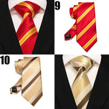 Cadeaux pour hommes EASTEPIC : cravates rayées, cravates rouges pour messieurs en vêtements raffinés, accessoires à la mode pour les occasions sociales