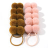 10Pcs/lot Grosgrain Ribbon Pigtail Hair Bows Elastic Hair Ties Hair Bands Holders Girls Baby Hair Accessories for Baby Infants
