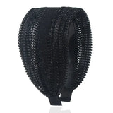 Women's Hair Band Simple Wide Headband with Teeth Non-Slip Hairpin All-Matching Hollow Cover Gray Hair Haar Accessoires Women