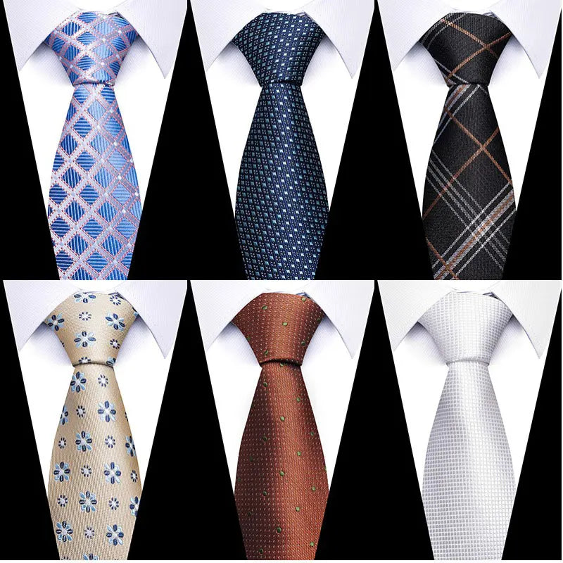 Cravate pour homme, 7,5 cm, de luxe, gris foncé, accessoires de mariage, à pois, pour le travail
