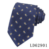 Cravates bleu marine pour hommes, costumes, cravates pour hommes pour mariage, cravates pour garçons d'honneur, cravates à la mode à motif cachemire floral pour hommes et femmes, bons cadeaux