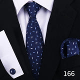 Cravate pour homme classique à carreaux, mouchoirs, cravate rouge, boutons de manchette pour homme, chemisier, affaires, mariage, accessoires, collier pour femme, cadeau pour homme
