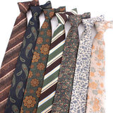 Nouvelles cravates de mariage pour hommes et femmes, cravates tissées à rayures florales pour soirée, costumes pour adultes, cadeaux pour garçons d'honneur
