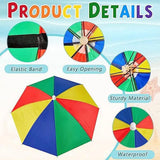 Children Rain Umbrella Hat Portable Foldable Outdoor Headwear Shade Head Hats Cap Beach Sun Camping Kids Waterproof Fishing K5F9