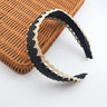 Fashion Headband Women Hair Bands Broadside Wool Raffia Cross Knot Headbands Girls Hair Band Hair Accessories Headwear