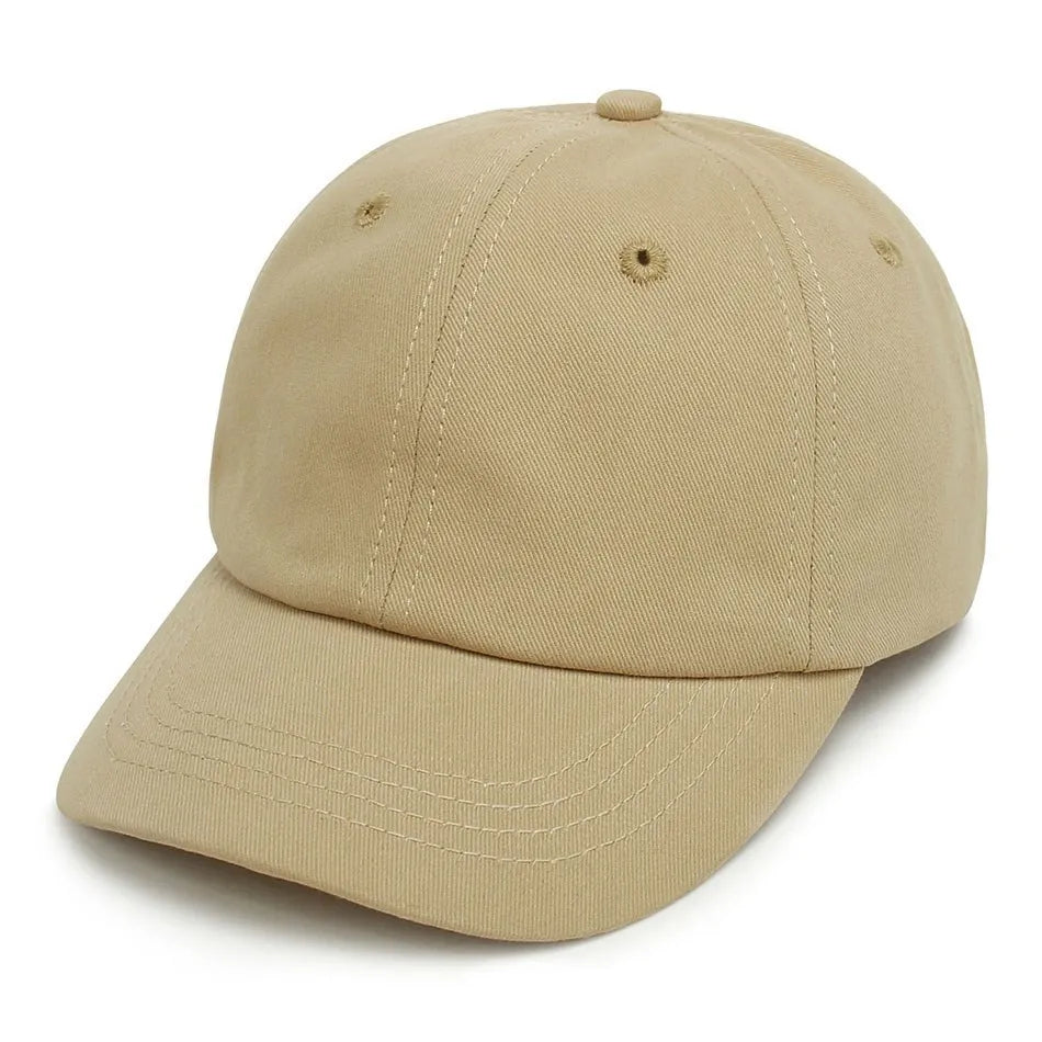 Casquettes pour enfants, couleur unie, en coton respirant, à rabat, ajustable, pour bébés, filles, été, de 1 à 5 ans