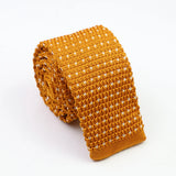 Cravates classiques en tricot pour hommes, cravates décontractées, à pois, à carreaux, pour loisirs, chaudes, pour affaires, mariage, largeur 6 cm