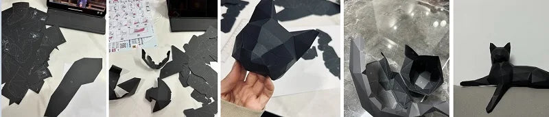 Masque tête de chien husky en papier 3D, modèle animal, accessoire de cosplay pour Halloween, femme, homme, fête, jeu de rôle, bricolage