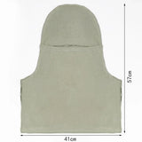 Abaya pour musulmane en coton modal, masque facial, couleur unie, confortable, pull pour femme, chapeau fendu, capuche, turban, écharpe, châle