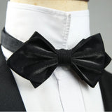 4 Styles Solid Color Black White Wine Bow Ties New Ribbon Gilded Butterfly Double Layered Wedding Party Bowknot Tuxedo Cravat