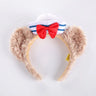 Mickey Minnie Ears Headband Cartoon Animal Plush EARS COSTUME Hallowmas Headband Cosplay Plush Gift Doll Girls Party Hair band