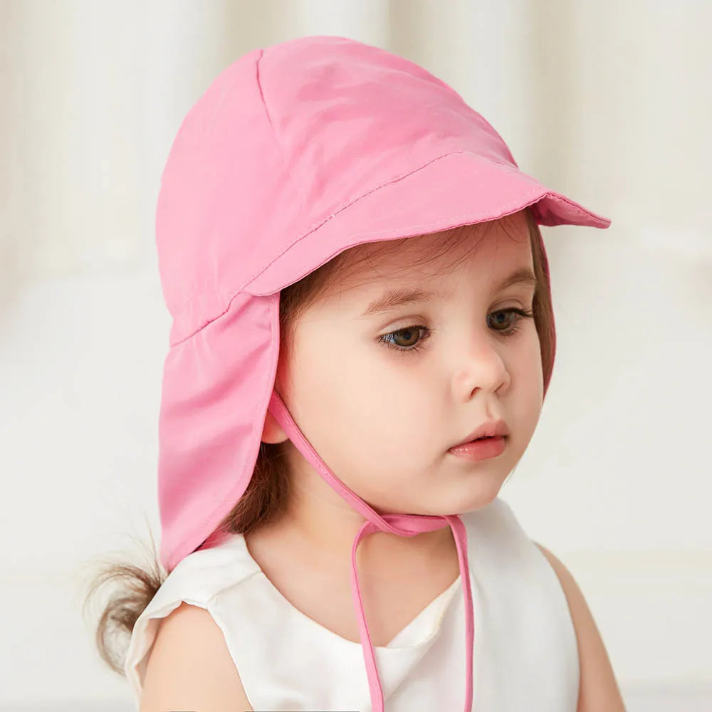 Children's Bucket Hats Adjustable Summer Baby Quick-drying Cap Wide Brim Beach Travel  UV Protection Outdoor Essential Sun Caps