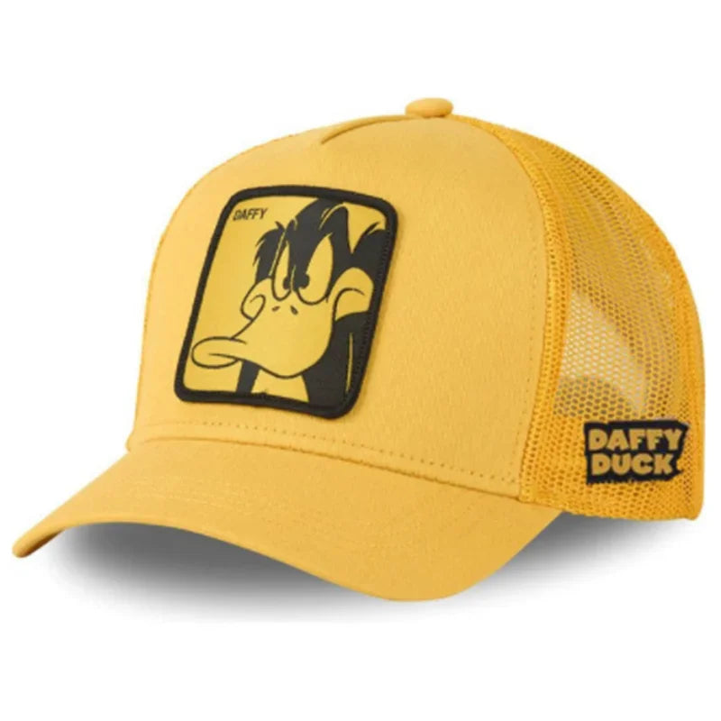 High Quality Brand Anime Cartoon Snapback Cotton Baseball Cap Men Women Hip Hop Dad Mesh Hat Trucker Hat Dropshipping