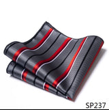 Vangise Brand Newest style  Silk Hanky Man Floral Gray Fit Business lover's day Pocket Square Handkerchiefs
