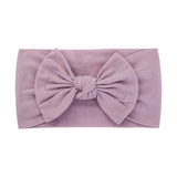 1Pc Baby Nylon Headscarf Astique Suitable Newborn Girl Flower Handmade Headband Elastic Hairband Turban Toddler Hair Accessories