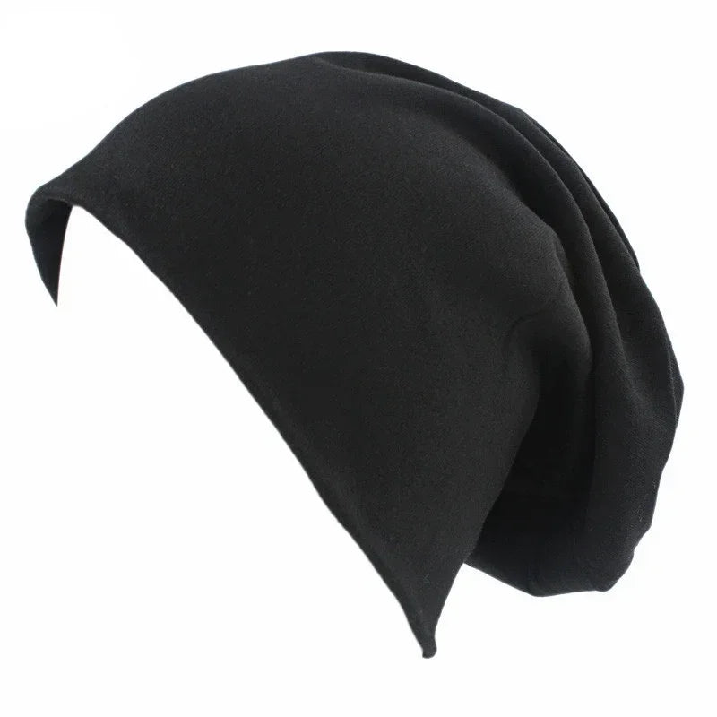 Bonnet de nuit unisexe doublé en satin pour femme et homme, bonnet de nuit ample pour soins capillaires, bonnet anti-chute, bonnet de nuit, couvre-chef