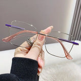 Dazzling Eyeglasses Blue Light Blocking Women Designers Glasses Optical Spectacle Computer Eye Protection Glass Fashion Eyewear