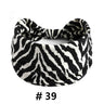 Leopard Print Headbands for Women Wide Boho Turban Head Wraps Cotton Knotted Elastic Hairbands Non Slip Workout Hair Accessories
