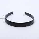 1 Piece Simple Women Headbands Fashion Head Band for Girls  Solid Black Color Casual Hair Accessories Plastic Headbans Wholesale