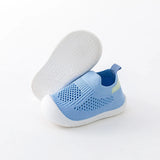 Chaussures de printemps populaires pour bébés, maille tricotée, respirantes, pour filles et garçons de 0 à 3 ans, baskets décontractées à enfiler, antidérapantes, pour tout-petits, pré-marcheurs