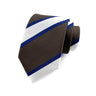 Cravate pour homme 8 cm, motif rayé, jacquard tissé, cravate Ascot, pour homme, pour fête de mariage