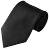 Cravate tendance pour homme, accessoire de mariage, cravate en soie unie, noir, bleu, rouge, blanc