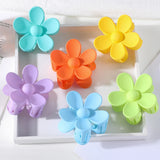 Large Flower Claw Clips For Women Fashion Hair Claw Hair Clamps Girls Matte Hairpins Sweet Headwear Barrette Hair Accessories