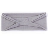 1PCS Women Headband Solid Color Twist Cotton Wide Turban Knitted Cotton Sport Yoga Hairband Twisted Knotted Headwrap