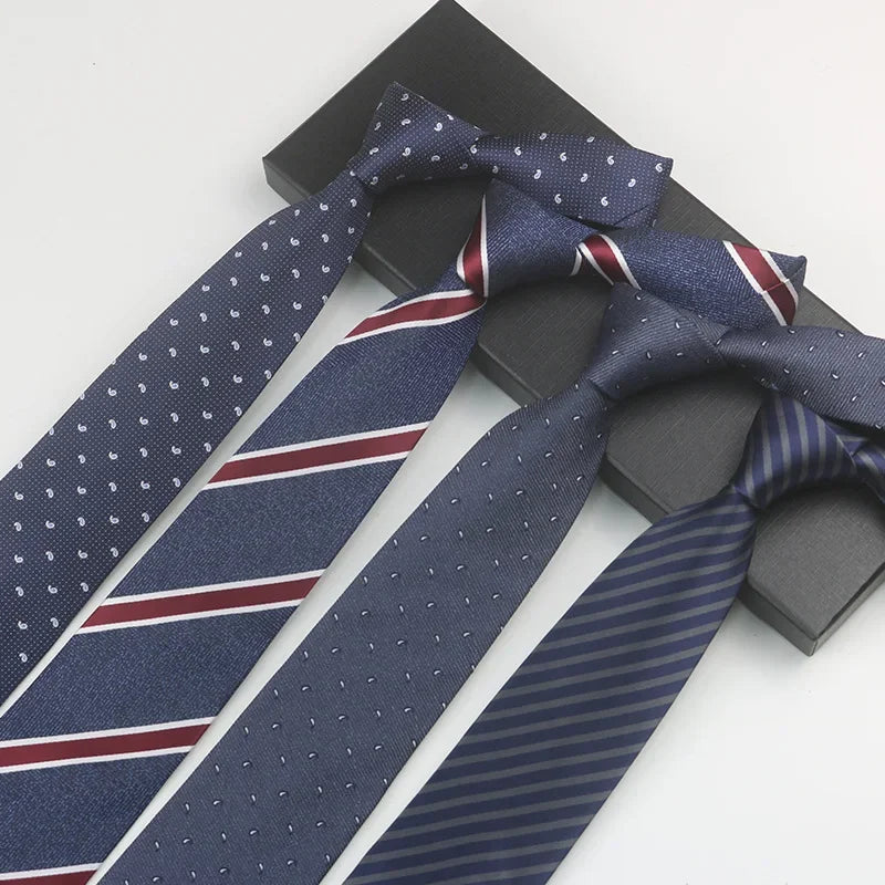 Cravate à fleurs en grille, tissée en gros, 8 cm, accessoires de mariage, bleu, homme, pois, cachemire, convient aux groupes, fêtes, bureau