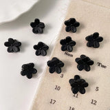 Lot de 10 pinces à cheveux pour femmes, 1,0 à 1,5 cm, petites pinces noires, marron, transparentes, en plastique, accessoires de coiffure pour enfants