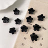 Lot de 10 pinces à cheveux pour femmes, 1,0 à 1,5 cm, petites pinces noires, marron, transparentes, en plastique, accessoires de coiffure pour enfants