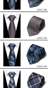 Cravate homme 7,5 cm, style nouveau, bleu, vert et orange, motif cachemire, motif floral, pour mariage, travail