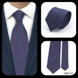 Cravates élégantes à pois pour hommes LYL 7 cm, cravate de luxe avec imprimé géométrique, cadeau pour invités, accessoires de festival pour gentleman