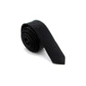 Cravate ultra fine en satin de 3 cm, couleur unie, rouge, jaune, noir, faite à la main, tendance, pour homme, idéale pour une fête de mariage