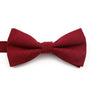 High Quality Mens Solid Color Bowtie Set For Men Children Wedding Party Dinner Accessory Pink Orange Father-son Bow Tie Gift