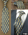 Classic Pinted Geometric Floral Paisley Checked Multicolor Mens Ties Neckties 100% Silk Printing Free Shipping Unique Handmade