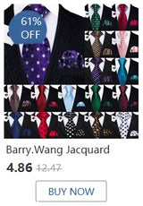 Ensemble élégant de cravates et boutons de manchette en soie à fleurs multiples pour homme, cravate jacquard à fleurs pour mariage, entreprise, fête, événement, Barry.Wang
