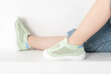 Spring Summer Toddler Shoes Breathable Knitted Kids Sneakers Boys Slip-on Tennis Shoes Girls Soft Non-slip School Casual Shoes