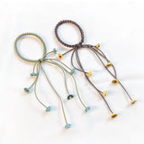 Handmade Cute Fashion Elastic Flower Ribbon Hair Ropes Rubber Band Hair Accessories Hair Ties