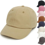 Casquettes pour enfants, couleur unie, en coton respirant, à rabat, ajustable, pour bébés, filles, été, de 1 à 5 ans