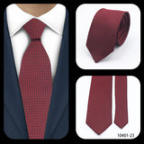 Cravates élégantes à pois pour hommes LYL 7 cm, cravate de luxe avec imprimé géométrique, cadeau pour invités, accessoires de festival pour gentleman