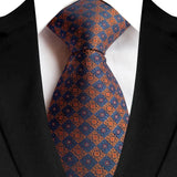 Cravate classique en cachemire pour homme, motif floral de luxe, motif à pois, 8 cm, jacquard, pour homme, pour affaires, mariage, fête, accessoire de tous les jours