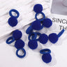 20pcs Kids Elastic Hair Bands Girls Plush Ball Rubber Band For Children Sweets Scrunchie Hair Ties Clip Baby Hair Accessories