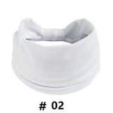 Headbands for Women Cotton Wide Headwrap Yoga Workout Hairbands Elastic Sport Head Bands Turban Bandana Bandage Hair Accessories