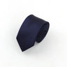 Cravate classique unie pour homme, cravate formelle à rayures, 6 cm, fine, pour mariage, slim, pour marié